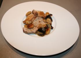 porc à l'ail confit