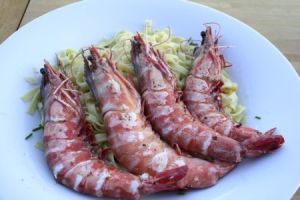 pâtes aux gambas1